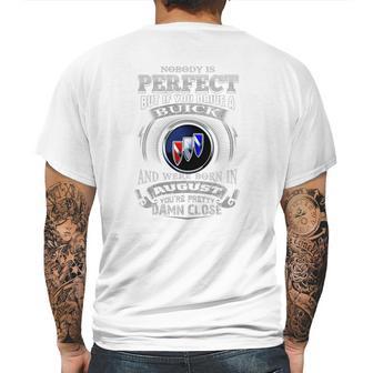 Drive A Buick August Mens Back Print T-shirt | Favorety