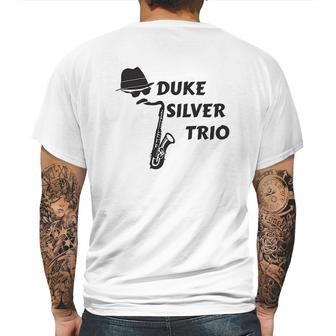 Duke Silver Trio Ron Saxophone Pawnee Jazz Music Mens Back Print T-shirt | Favorety