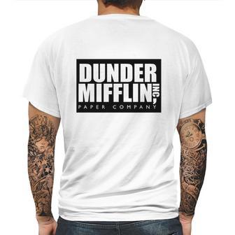 Dunder Mifflin Paper Company Mens Back Print T-shirt | Favorety UK