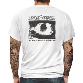 Dystopia Mens Human Garbage Mens Back Print T-shirt | Favorety CA