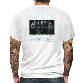 Eagles Played Beginning To End Hotel California Signatures Mens Back Print T-shirt | Favorety DE