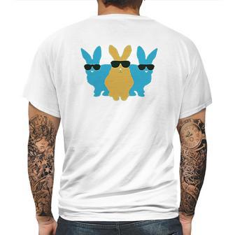 Easter Bunny Hip Trio Bunnies Funny Gift Mens Back Print T-shirt | Favorety AU