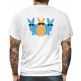 Easter For Men Hip Trio Bunnies Funny Graphic Hipster Easter Bunny Mens Back Print T-shirt | Favorety CA