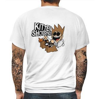 Eddsworld Kitten Shopping Mens Back Print T-shirt | Favorety CA