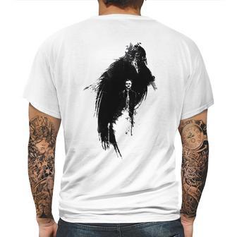 Edgar Allan Poe The Raven Nevermore American Writer Poet Mens Back Print T-shirt | Favorety