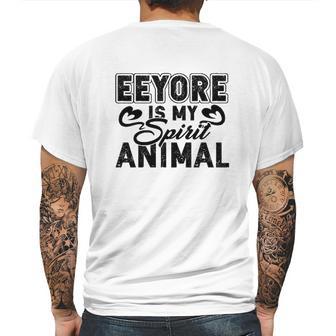 Eeyore Is My Spirit Animal Mens Back Print T-shirt | Favorety UK