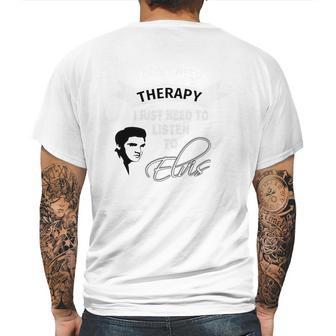 Elvis Presley Therapy Mens Back Print T-shirt | Favorety CA