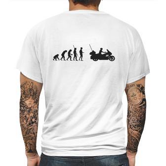 Evolution Motorcycle Goldwing Shirt Limted Edition Mens Back Print T-shirt | Favorety