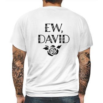 Ew David Alexis Moira Rose Merchandise Black Full Mens Back Print T-shirt | Favorety CA