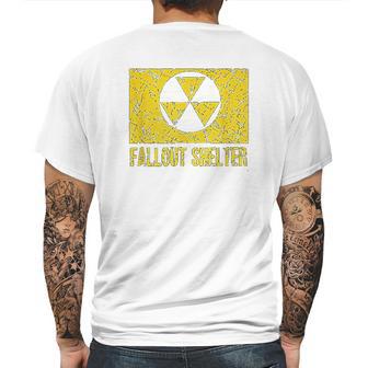 Fallout Shelter Nuclear Radioactive Mens Back Print T-shirt | Favorety CA