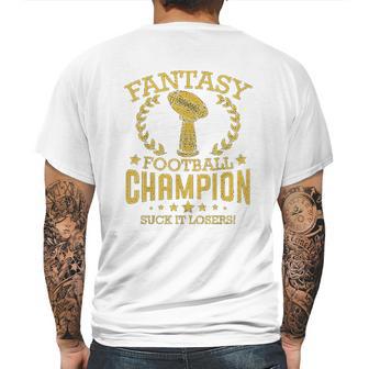 Fantasy Football Champion Mens Back Print T-shirt | Favorety DE