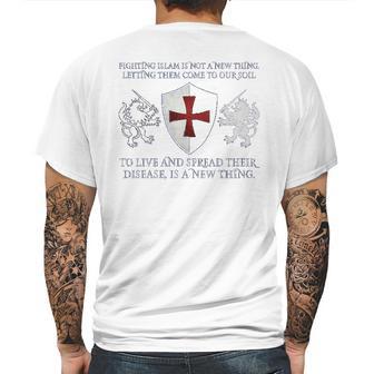 Fighting Islam Mens Back Print T-shirt | Favorety CA