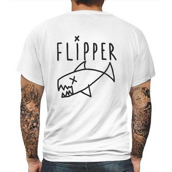 Flipper 90S Grunge Vintage Mens Back Print T-shirt | Favorety DE