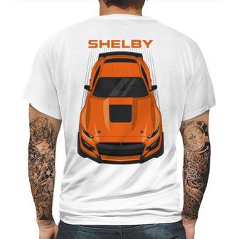 Ford Mustang Shelby Gt500 2020 2021 Twister Orange Mens Back Print T-shirt | Favorety