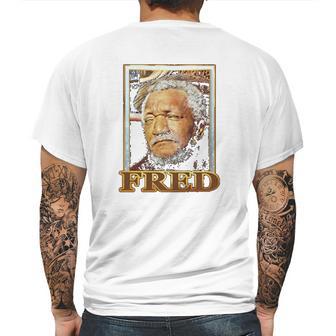 Fred Sanford Retro Portrait Mens Back Print T-shirt | Favorety