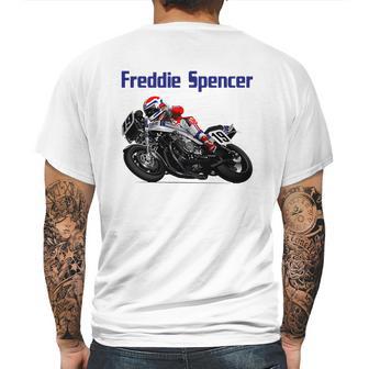 Freddie Spencer Mens Back Print T-shirt | Favorety DE