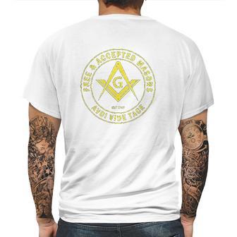 Free Accepted Masons Mens Back Print T-shirt | Favorety DE