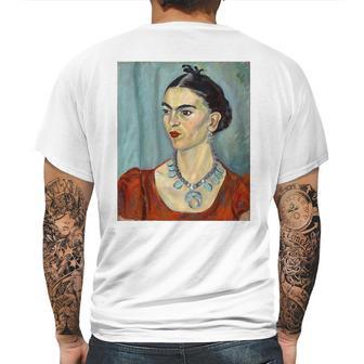 Frida Kahlo Portrait Art Mens Back Print T-shirt | Favorety AU