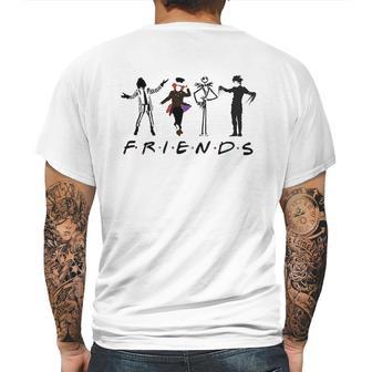 Friends Horror Tim Burton Edward Mens Back Print T-shirt | Favorety DE