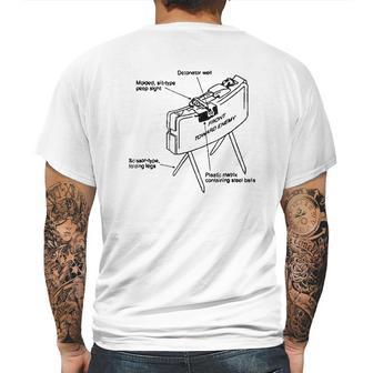 Funny Infantry Claymore Mens Back Print T-shirt | Favorety