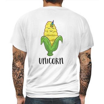 Funny Uni Corn Unicorn Corn Lovers Corn Farmer Mens Back Print T-shirt | Favorety UK