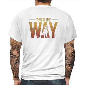 Geek Teez This Is The Way Mens Back Print T-shirt | Favorety AU