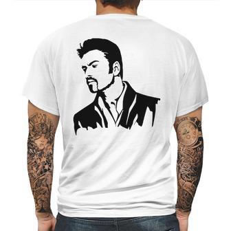 George Michael Mens Back Print T-shirt | Favorety