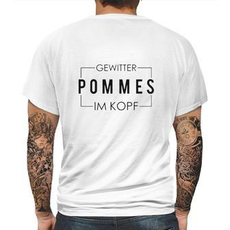 Gewitter Im Kopf Pommes Tourette Gisela Mens Back Print T-shirt | Favorety DE