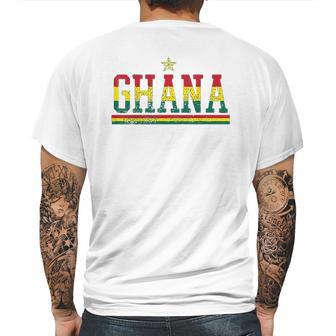 Ghana Country Flag Ghanaian Pride Mens Back Print T-shirt | Favorety CA