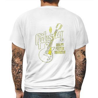 Gibson Guitar Logo Lightweight Mens Back Print T-shirt | Favorety AU