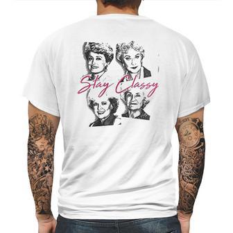 Golden Girls Stay Classy Mens Back Print T-shirt | Favorety DE