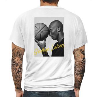 Good Bye Lakers Kobe Bryant Mono Art Mens Back Print T-shirt | Favorety