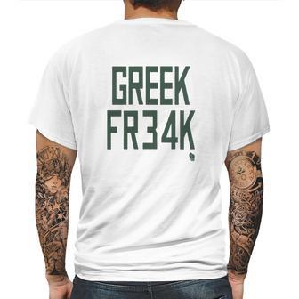 Greek Freak Mens Back Print T-shirt | Favorety UK