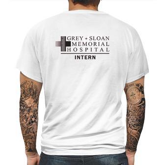 Grey Sloan Memorial Hospital Intern Im A Greysaholic Inspired By Grey Mens Back Print T-shirt | Favorety UK