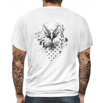 Grunt Style Black Eagle Mens Back Print T-shirt | Favorety AU