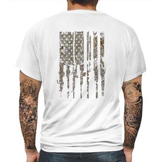 Grunt Style Realtree Edge Rifle Flag Mens Back Print T-shirt | Favorety