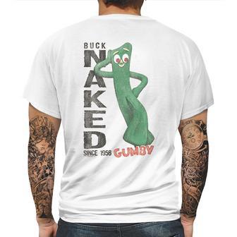 Gumby Buck Nakd Mens Back Print T-shirt | Favorety AU