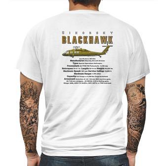 H60 Black Hawk Mens Back Print T-shirt | Favorety AU