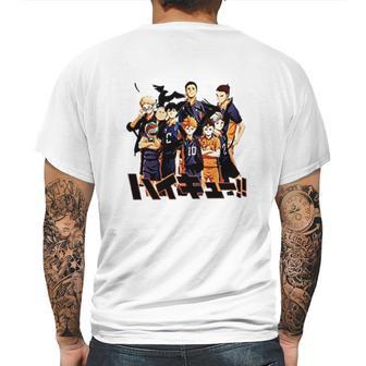 Haikyuu Team Design Mens Back Print T-shirt | Favorety AU