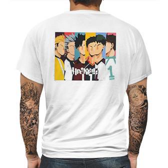 Haikyuu Team Gift Mens Back Print T-shirt | Favorety CA