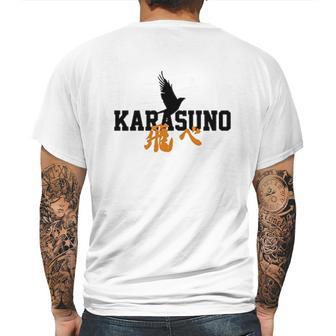 Haikyuu Vintage Gift Karasuno Mens Back Print T-shirt | Favorety