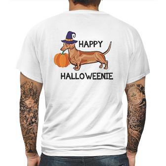 Halloweenie Halloween Dachshund Mens Back Print T-shirt | Favorety UK