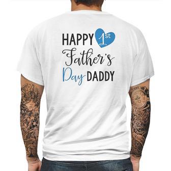 Heart Co Designs Day Baby Onesies Happy 1St Fathes Day Daddy Mens Back Print T-shirt | Favorety AU