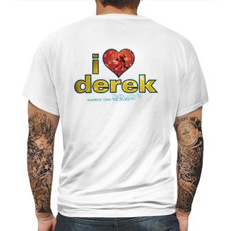 I Heart Derek Mens Back Print T-shirt | Favorety