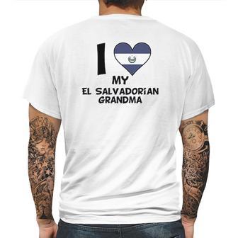 Heart My El Salvadorian Mens Back Print T-shirt | Favorety