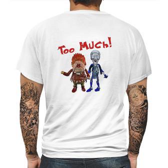 Heat Miser And Snow Miser From The Year Without A Santa Claus Mens Back Print T-shirt | Favorety CA