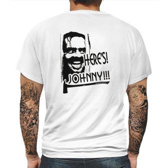 Heres Johnny The Shining Overlook Hotel Stanley Kubrick Stephen King Horror Movie Mens Back Print T-shirt | Favorety CA