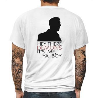 Hey There Demons Red Unsolved Buzzfeed Mens Back Print T-shirt | Favorety UK