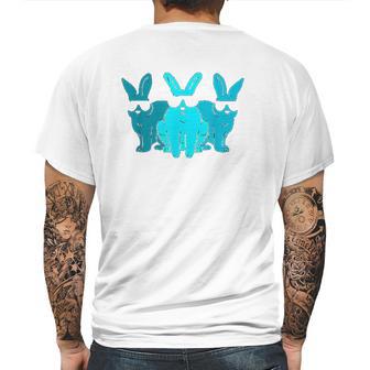 Hip Trio Bunnies Shades Funny Hipster Easter Mens Back Print T-shirt | Favorety UK