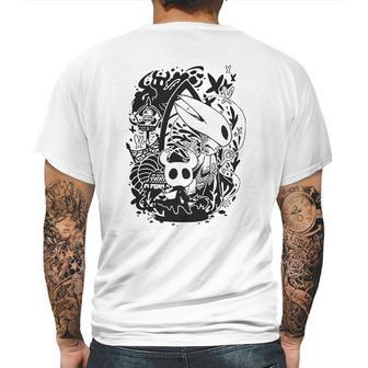 Hollow Knight Graphic White Mens Back Print T-shirt | Favorety CA